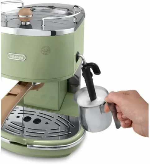 De'Longhi Icona Vintage - Machine à Espresso avec Mousseur à Lait Manuel Unique