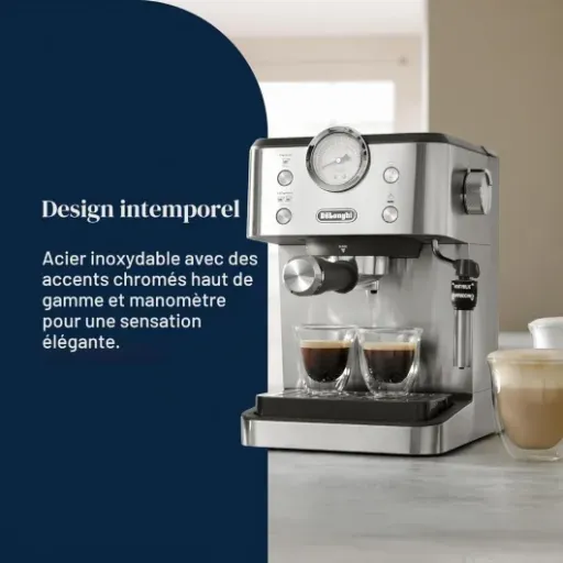 Test De'Longhi Linea Classic EM450.M : la machine expresso qui fait le job sans trop compliquer la vie