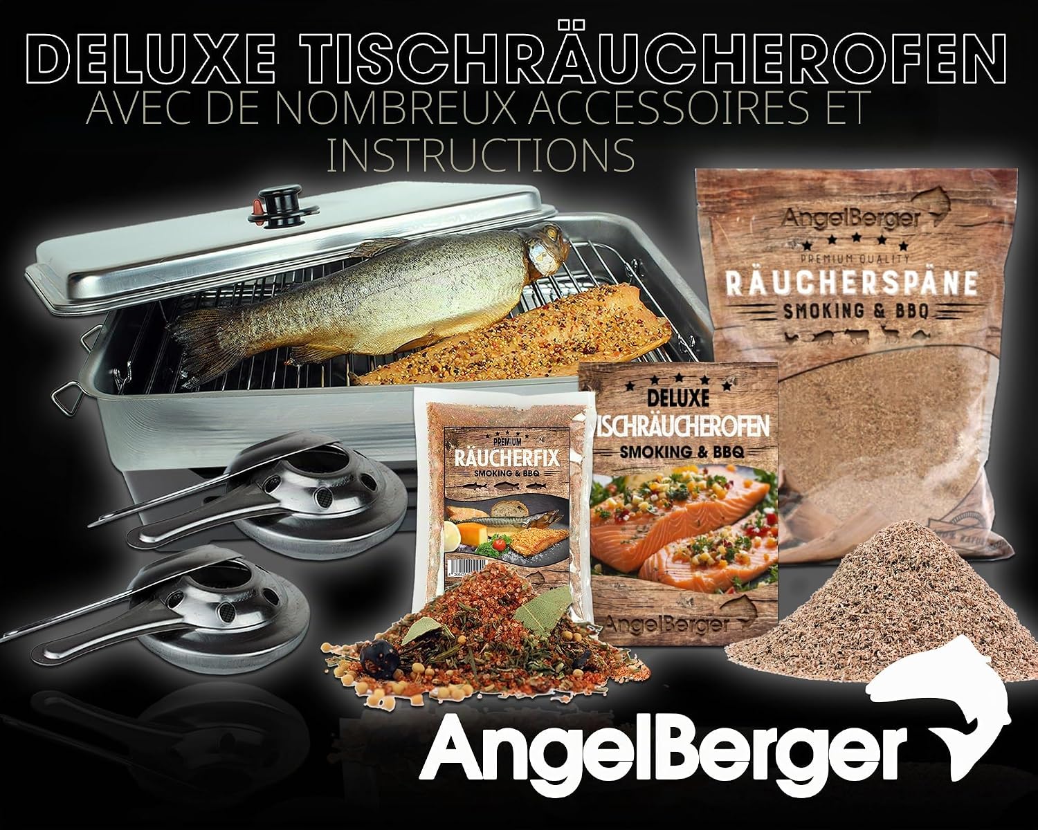 Angel Berger Deluxe Table fumoir et accessoires