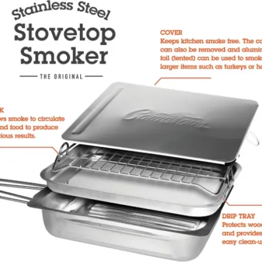 Test Camerons Fumoir pour cuisinière : le fumage maison sans sortir le barbecue