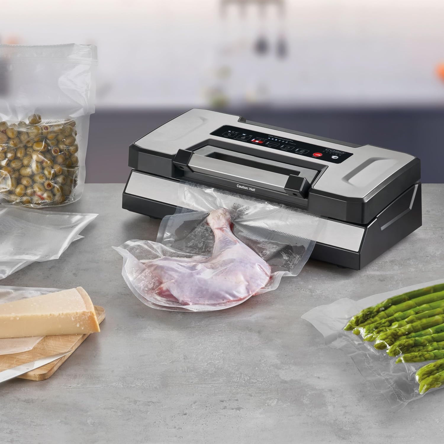 VRH 790 advanced Pro - Machine sous vide professionnel - jusqu'à 200 mises sous vide non-stop, avec fonction brevetée CASOTEK Liquid, double soudure, y compris sac sous vide