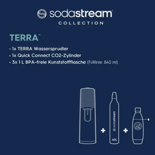 Avis SodaStream Terra : la machine à eau pétillante simple et efficace pour le quotidien