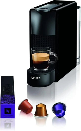 Krups Machine à Café Essenza Mini Noir Cafetière à Capsules YY2910FD