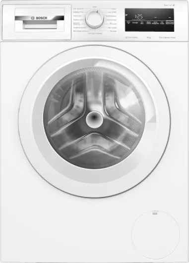 WAN28258FR, Série 4, Lave linge hublot, 8 kg, 1400 trs/min, Blanc 8kg Série 4 A