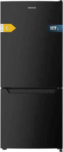 Refrigerateur Congelateur Combiné Bolero CoolMarket Combi 117 DF Black E - Réfrigérateur 117L, Defrost, Fast Freezing, classe E, couleur noire Black 117L
