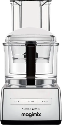 Robot de Cuisine Multifonction 3L- CS 4200 XL –Hachoir, Blender, Presse-Agrumes, Bol XL – Chrome Brillant