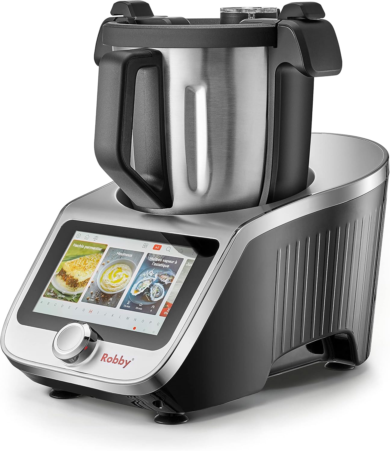 Robot Cuiseur Multifonctions Connecté Avec Bol Xl, Balance Intégrée Et Grand Écran Tactile +750 Recettes - ROBICOOK XL Modèle XL Silver