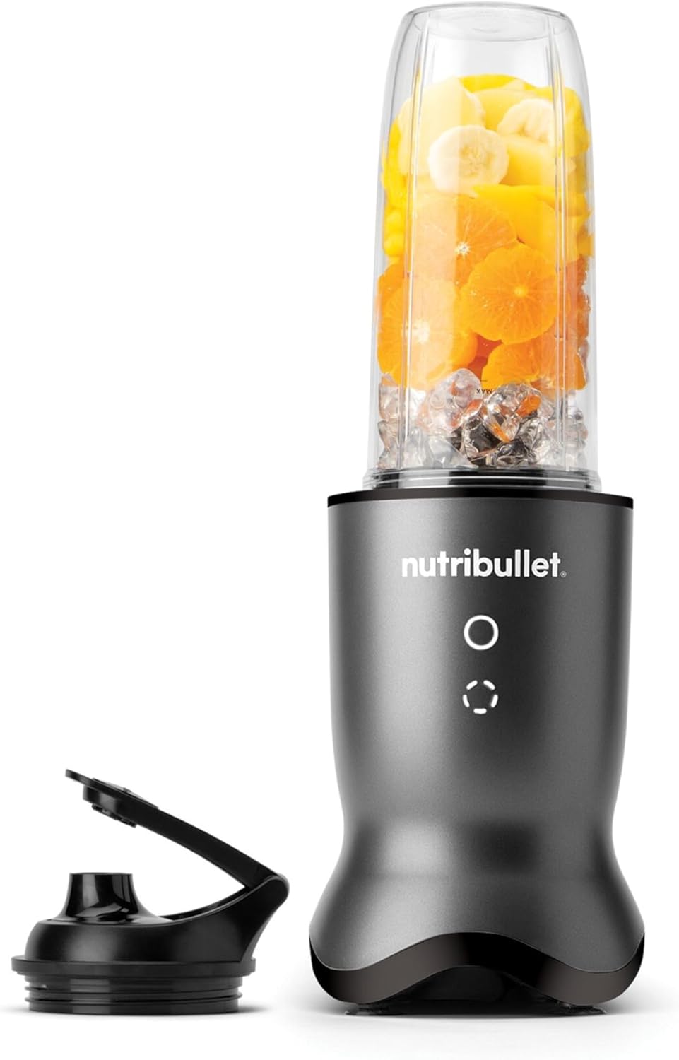 Ultra 1000W, ultra puissant, ultra design, tasse 900 ml en Tritan Renew, moteur puissant 1000W, interface lumineuse avec une vitesse et une fonction pulse, Gris