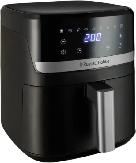 Air Fryer 5,5L Rapid Air [Compact, 9 Fonctions] Friteuse sans huile (économe, gril, cuit, rôtir, revêtement antiadhésif sans BPA, digital, pièces compatibles lave-vaisselle) 27621-56 Air fryer 5,5 L
