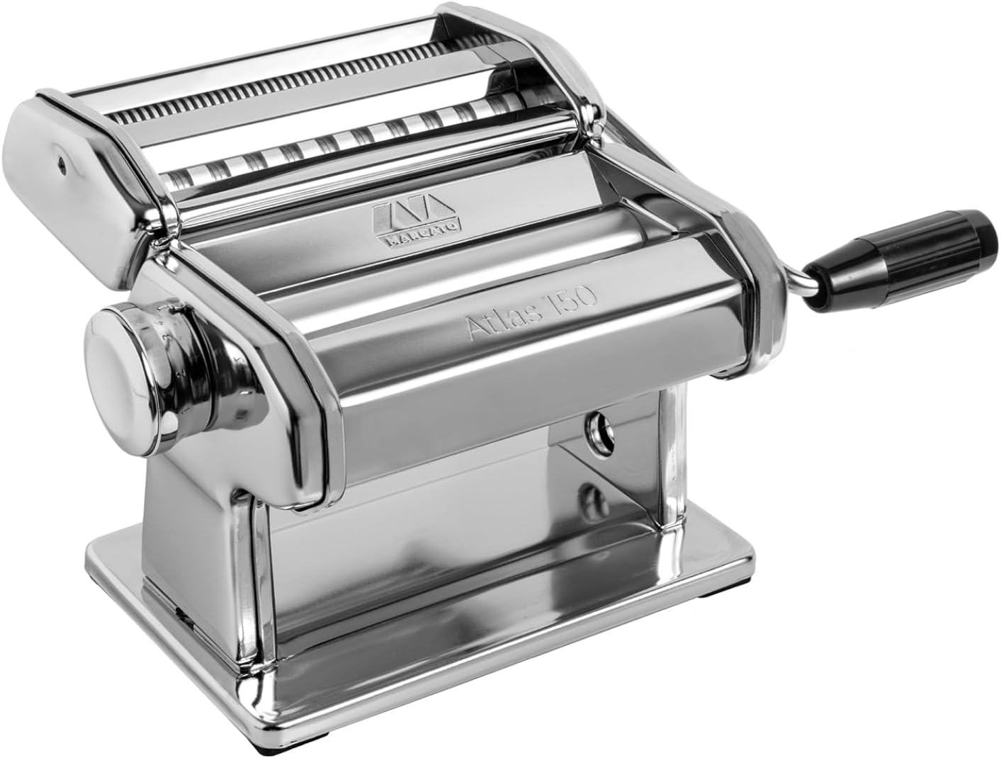Atlas 150 Classic, machine à pâtes manuelle avec accessoire interchangeable AT-150-CLS 20 x 20.7 x 15.5 cm Argenté
