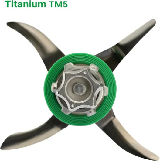 Couteau à lame en titane pour accessoires de robot culinaire Vorwerk Thermomix TM5 Titan TM5