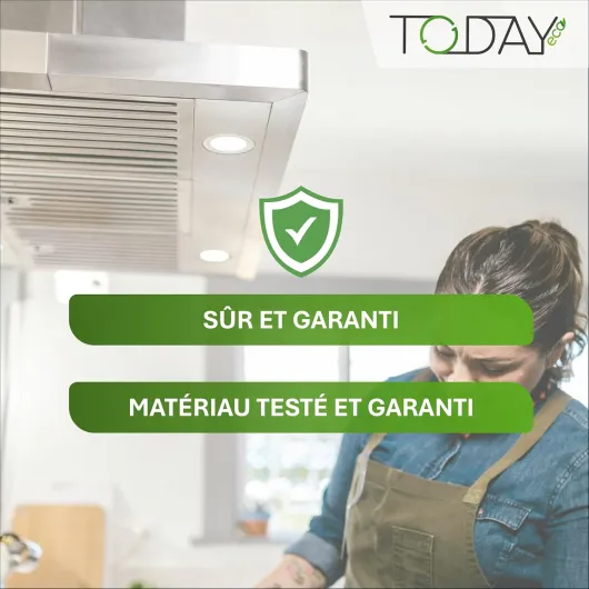 Filtre Hotte Aspirante Universel 40x80 cm à Découper - Filtre à Graisse pour Hotte de Cuisine - Absorbe Vapeur et Fumée - Sécurité et Qualité Italienne 1