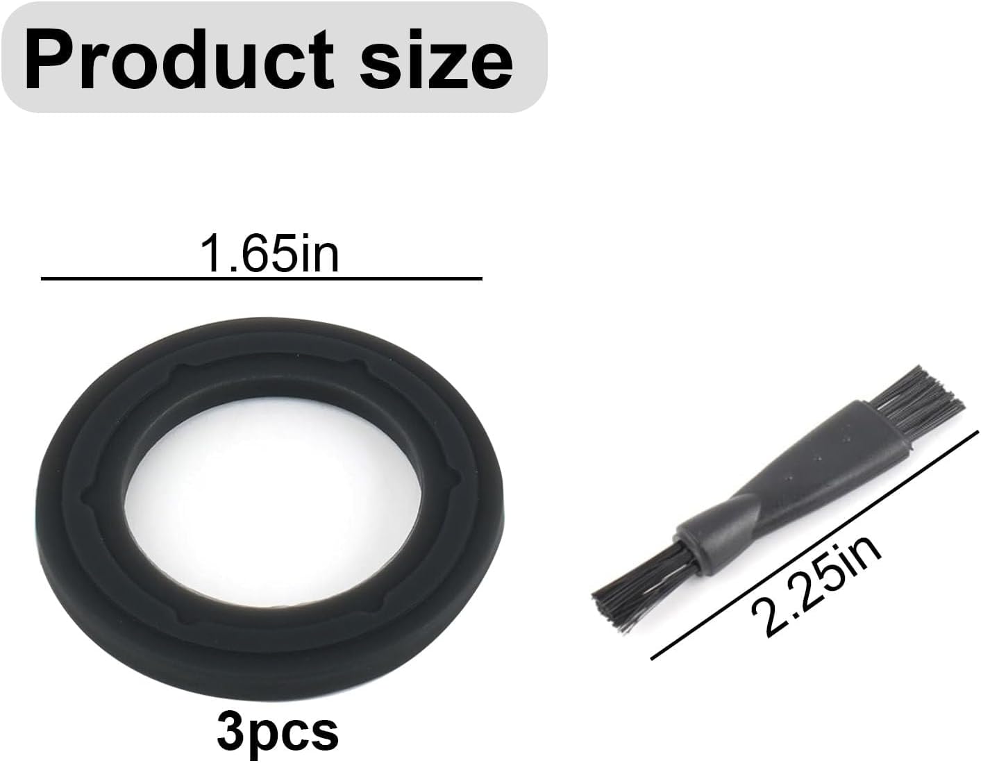 3Pcs Joint pour Monsieur Cuisine Connect, Joint d'étanchéité Monsieur Cuisine Smart,2.7CM Joint Couteau pour Cuisine Smart MCC,Connect,Compatible 5/7/12 Dents