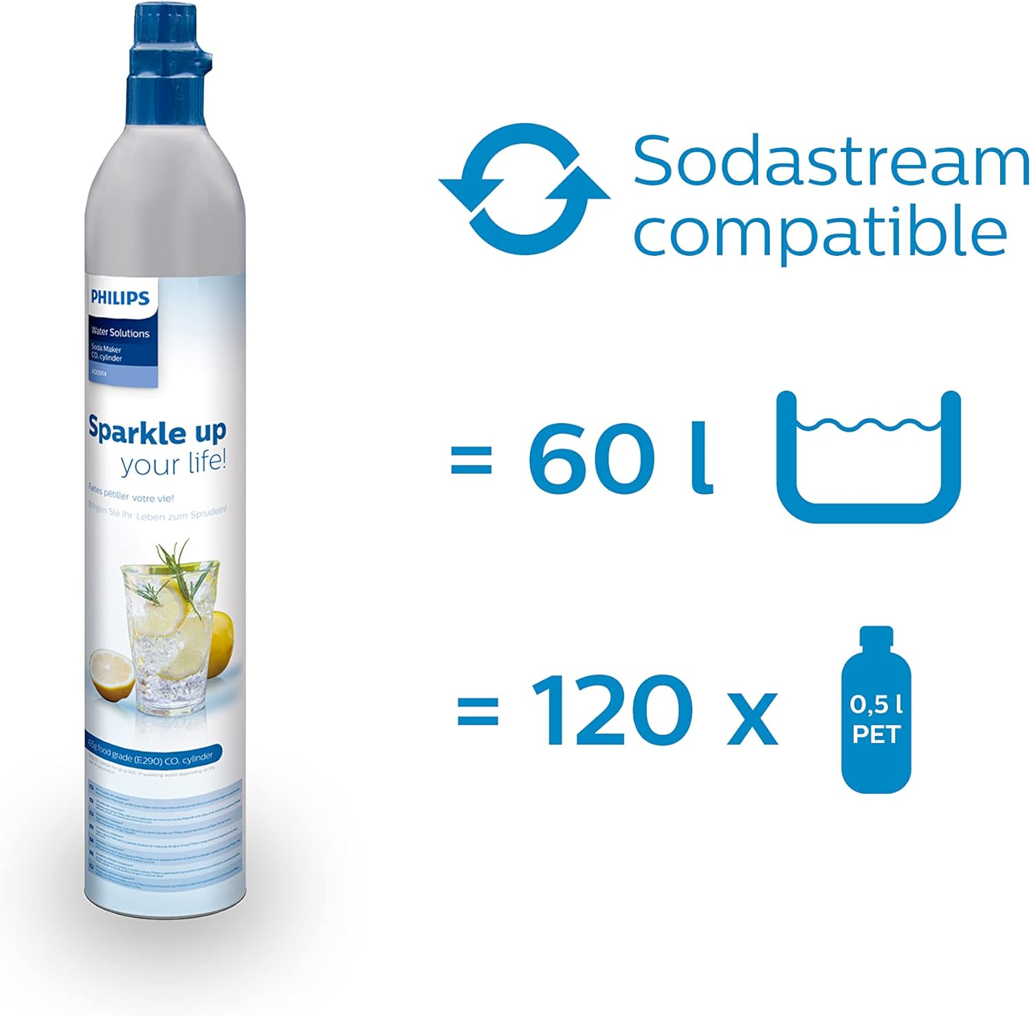 Water GoZero Machine Ã€ Soda Lite ADD4901BK/10 Noir