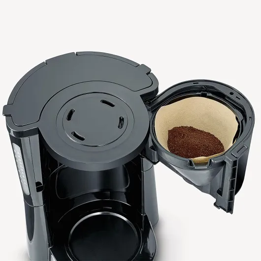 Cafetière Filtre "Type", 1 000W, 1,4L, Jusqu'à 10 tasses, Porte-filtre amovible avec système anti-goutte, Noir, KA 4815, 3.38 Noir 1,4 L Verseuse en verre