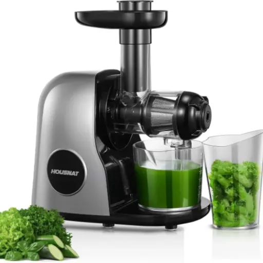 Test HOUSNAT Extracteur de Jus : le slow juicer abordable qui fait le job sans trop de bruit