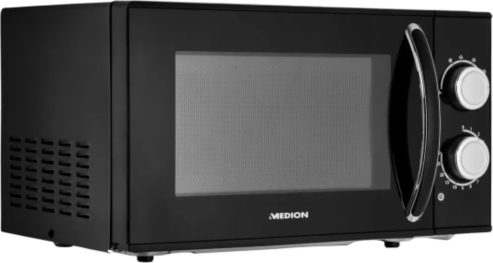 Micro-ondes, puissance env - 700 watts, capacité env - 17 litres, 6 niveaux, fonction décongélation, MD 15644, noir