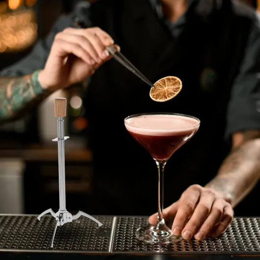 Pince alimentaire en acier inoxydable - Pinces à Glace Inox Triangle Griffes - Accessoire de Cuisine Barbecue & Polyvalent