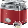Test Russell Hobbs Retro rouge 21680-56 : le grille-pain qui mise surtout sur le look