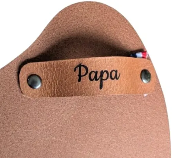 Manique en Cuir véritable pour Ouvrir Les huîtres – Gant à huître Artisanal Fait Main en France – Protège Main Cuir - Cadeau de Noël