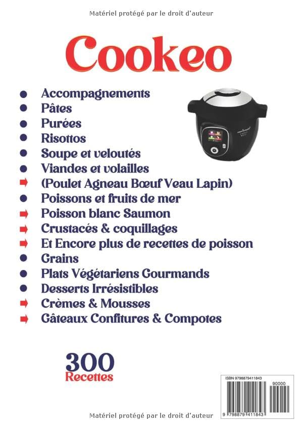 Cookeo 300 Recettes Simples et Variées Pour Tous les Jours et Toutes les Occasions - Cuisinez Facilement et Rapidement