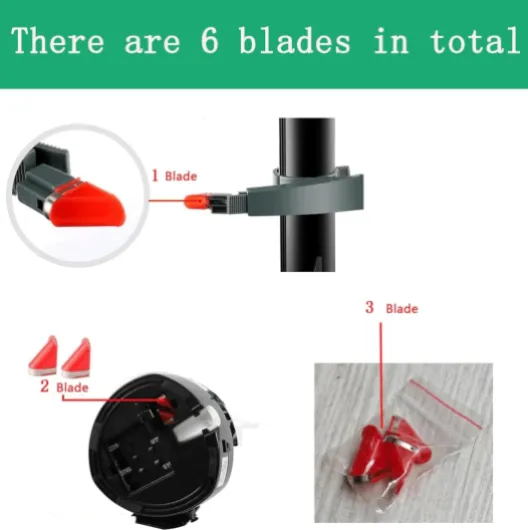 Éplucheur de Pommes de Terre Électrique, Éplucheur de Fruits et Légumes Automatique avec 6 Lames de Rechange, Adaptateur 6V Inclus