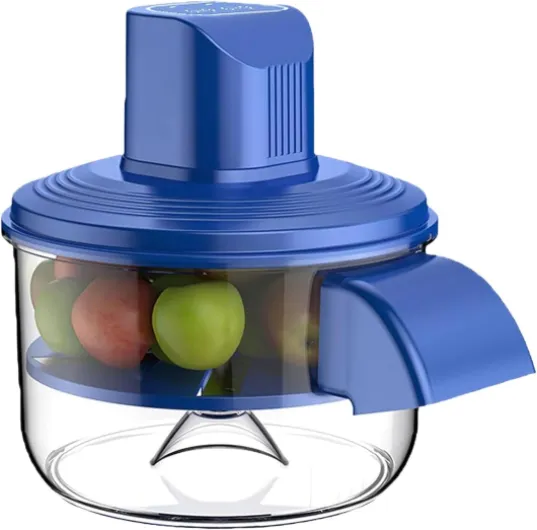 Éplucheur de pommes de terre électrique, éplucheur automatique de raisin et ail, éplucheur de fruits et légumes rechargeable pour la maison, la cuisine, facile à nettoyer (bleu)
