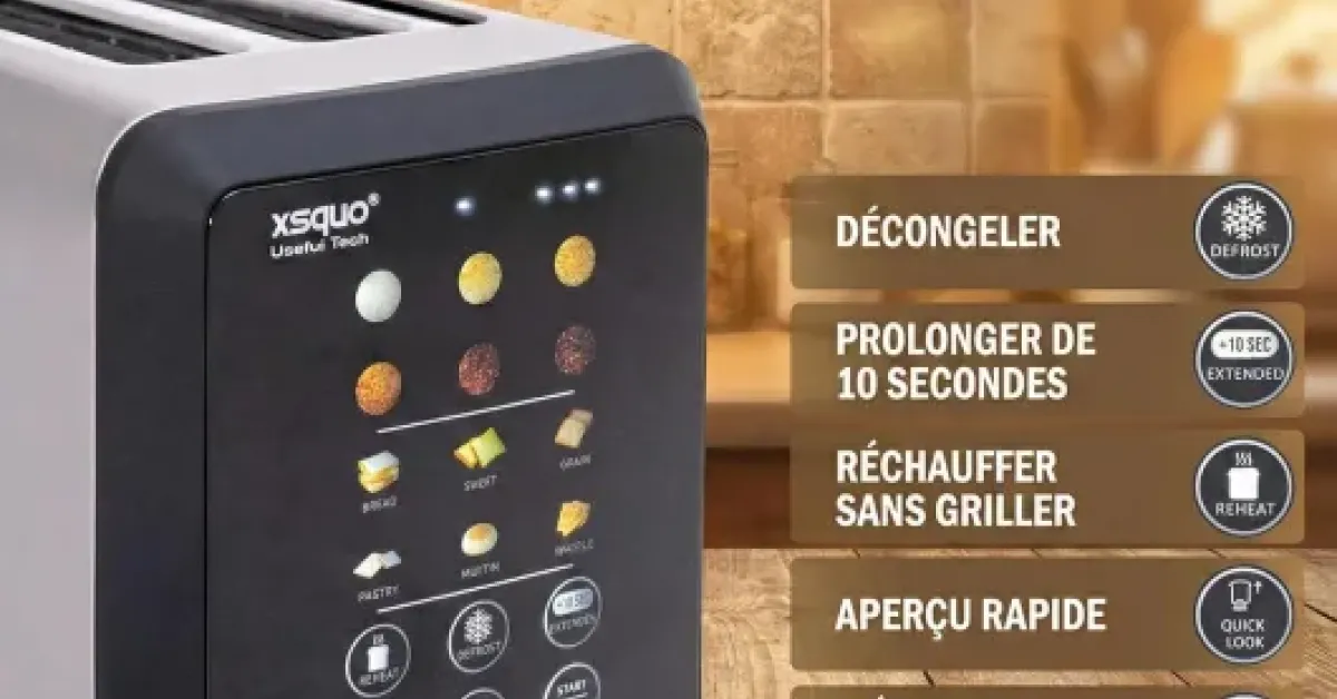 Test XSQUO Easy Toast Pro : le grille-pain gadget qui fait quand même bien le job