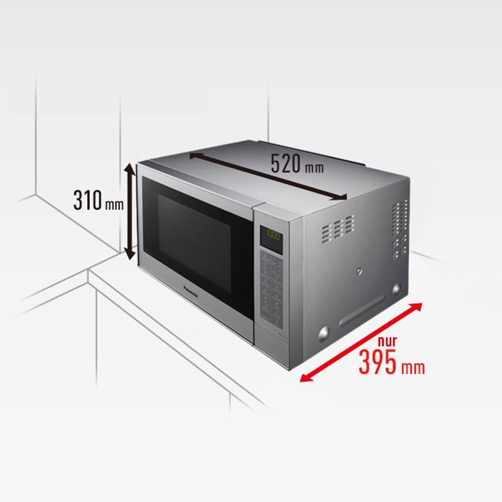 NN-CT57 Comptoir Micro-onde combiné 27 L 1000 W Argent