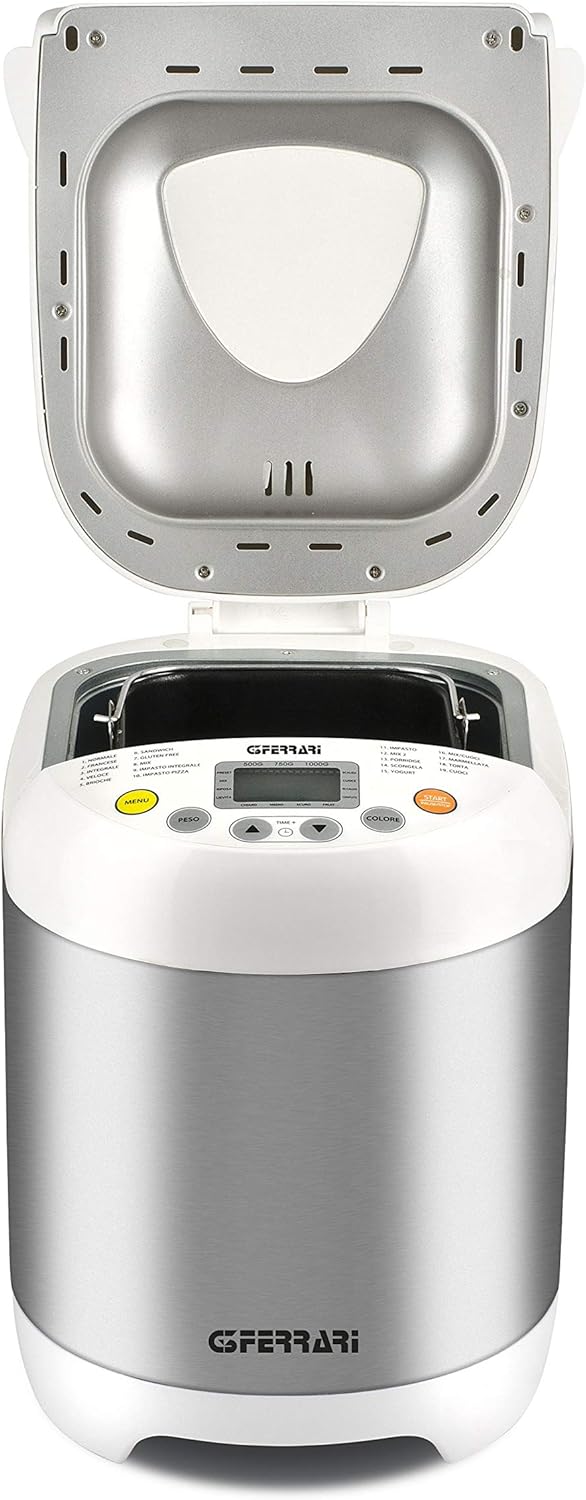 G3 Ferrari G10078 Voiture de la pain "Pagnotta", 550W, Acier INOX, 19 Programmes, Argent/Blanc