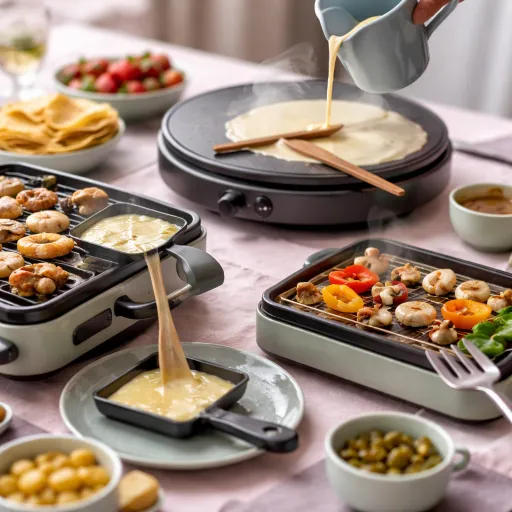 Raclette, crêpière, plancha intérieure : tirer le meilleur de ses appareils conviviaux toute l'année