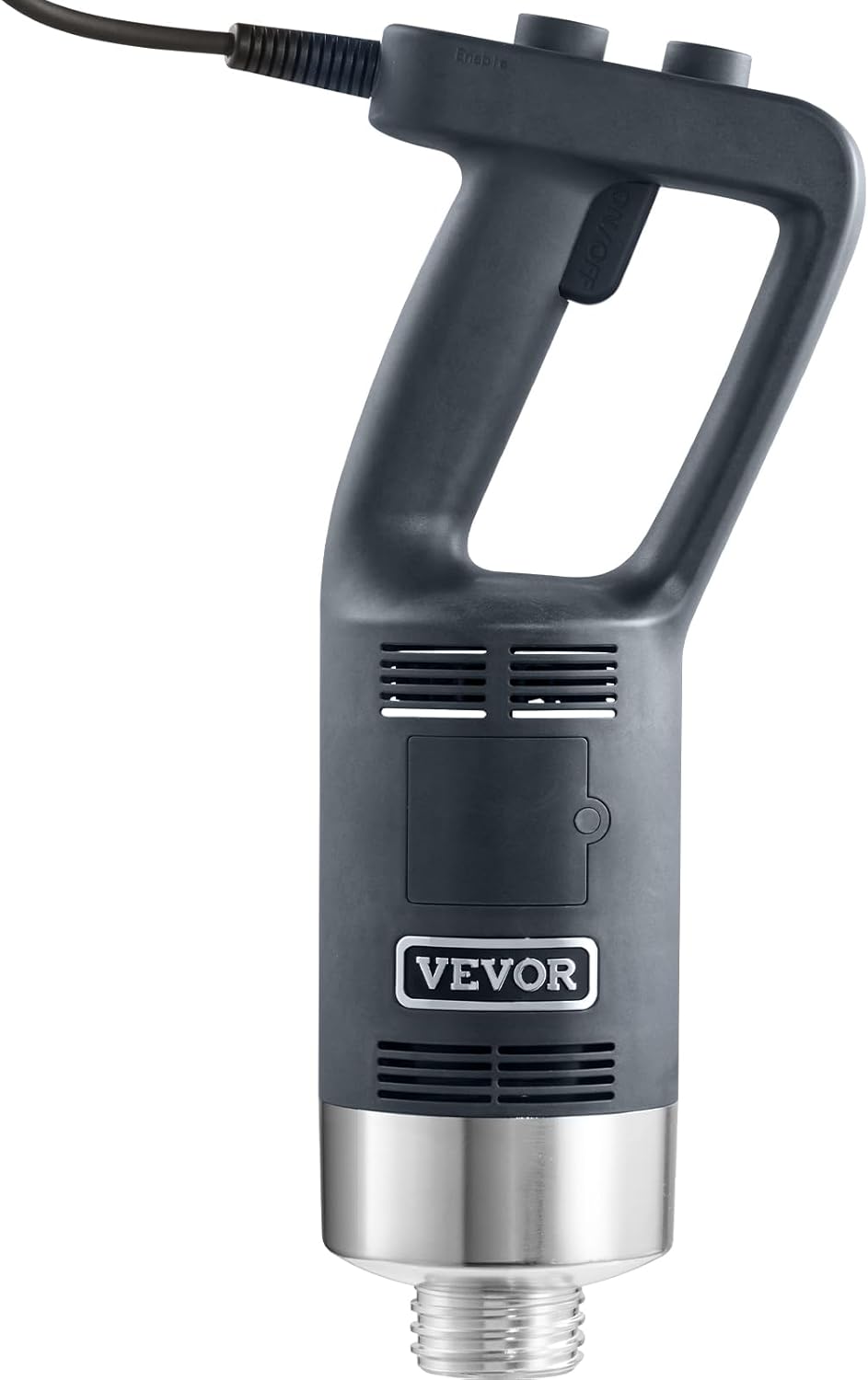 Mixeur Plongeant 750 W Mélangeur à Main Immersion Commercial Robuste 855 mm Vitesse Variable Lame en Acier Inoxydable 304 Mixeur Portable Polyvalent pour Soupe Smoothie Purée Aliments pour Bébés 855 x 147 x 102 mm 750 W