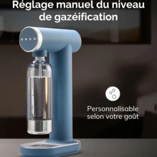 Test Smeg SKC01SBM : la machine à eau gazeuse qui mise surtout sur le look