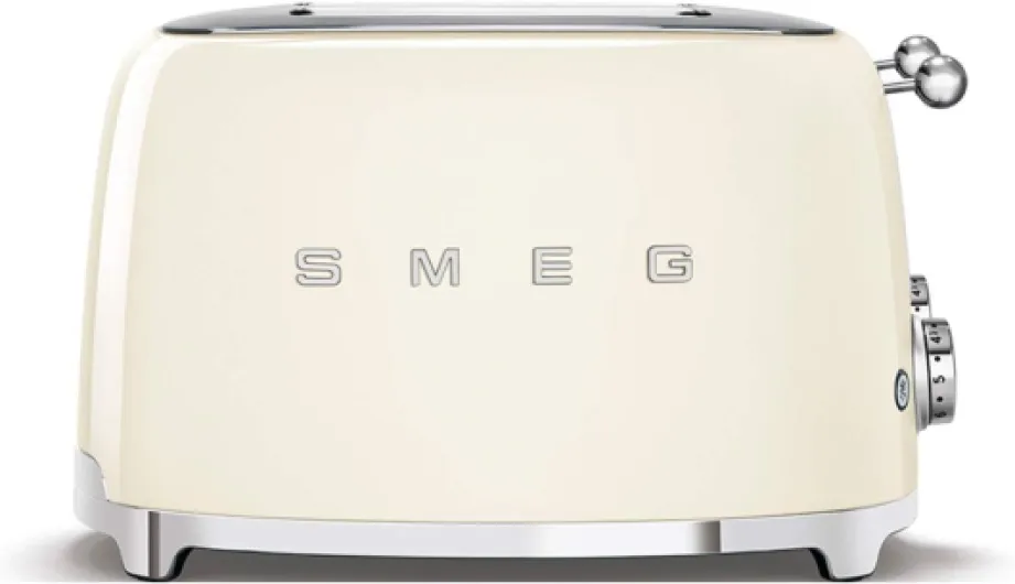 , Grille-pain 4 Tranches TSF03CREU, 4 Fentes 36 mm, 6 Niveaux de Brunissage, Fonction Chauffage, Décongélation et Bagel, Éjection Automatique du Pain, 2 Ramasse Miettes, 2000 W, Crème Unique
