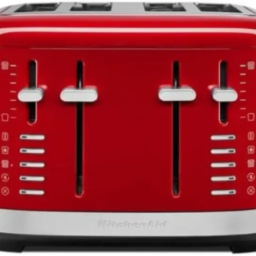 Test KitchenAid Grille pain 5KMT4109EER : le gros toaster costaud qui fait le job pour toute la famille