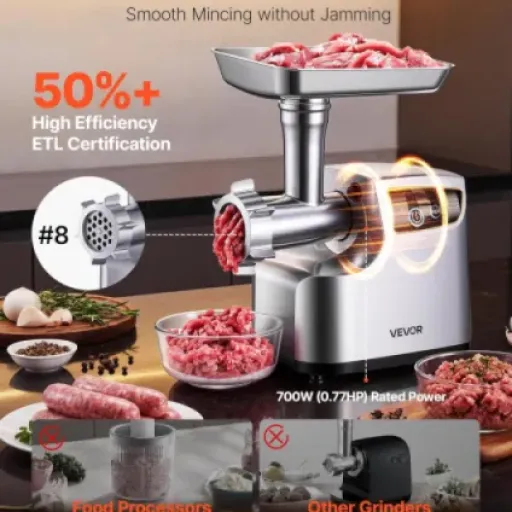 Test VEVOR Hachoir à Viande 700 W : un vrai bourrin pour la cuisine maison, mais pas sans défauts