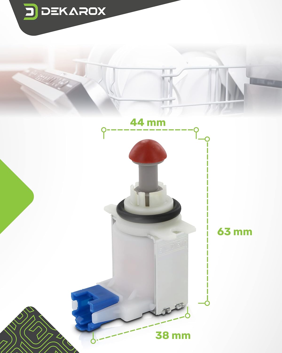 Électrovanne en cas d'erreur E19 pour Bosch Siemens Neff Constructa Balay 11033896 631199 00631199 pour sac à eau dans lave-vaisselle