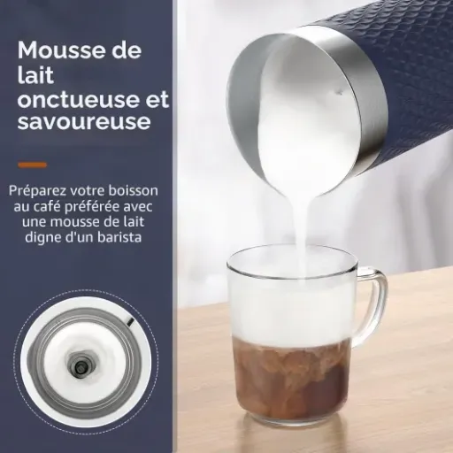 Test SIMPLETASTE Mousseur à lait électrique 4 en 1 : le petit appareil qui simplifie les cappuccinos maison