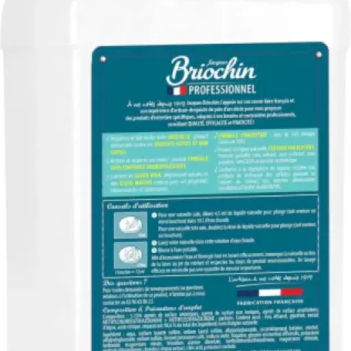 Test Briochin Professionnel Liquide vaisselle plonge Ecocert 5L : le bidon costaud qui fait le job sans trop de blabla