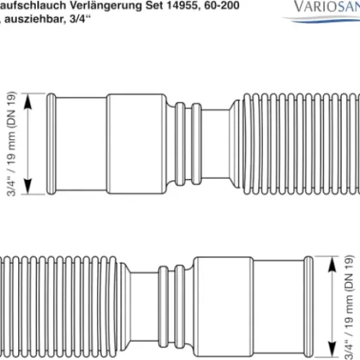 Test VARIOSAN Kit d'extension de tuyau de vidange 14955 : le rallonge-tuyau simple qui fait le job