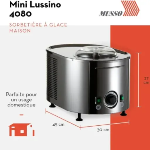 Test Musso Mini Lussino 4080 : la turbine à glace sérieuse pour ceux qui veulent arrêter les bacs du supermarché