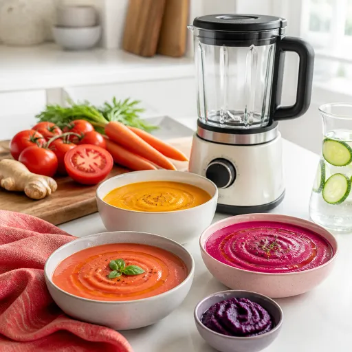 Blender chauffant et soupes froides d'été : tirer le meilleur d'un appareil souvent sous-utilisé