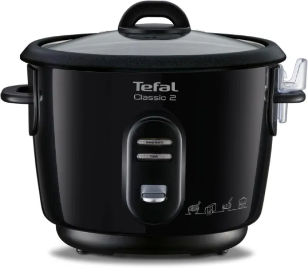 Classic 2 Cuiseur à riz automatique, Capacité 3 L, 900 g de riz, Cuiseur vapeur, Cuve antiadhésive, Maintien au chaud, Cuisson sans surveillance RK102811 3 litres