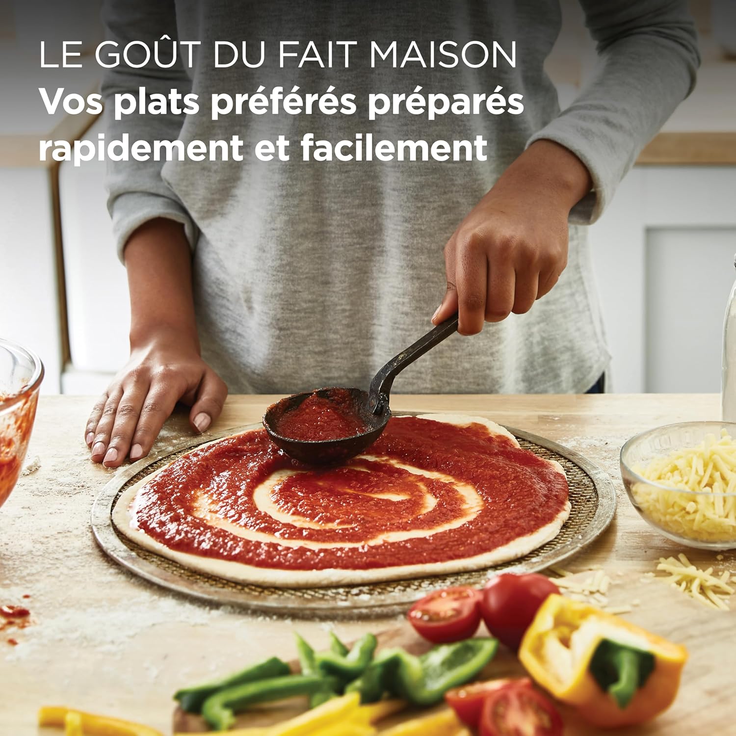 Multi Tasker – Robot Pâtissier avec Blender, 1,7 kg pour Pain et Pizza, Mouvement Planétaire, Prise Accessoires, Couvercle Anti-éclaboussures avec Doseur, Blanc (KHC30.040WH)