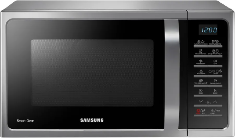 Four à micro-ondes 900 W, grill 1500 W, 28 L argent Gris