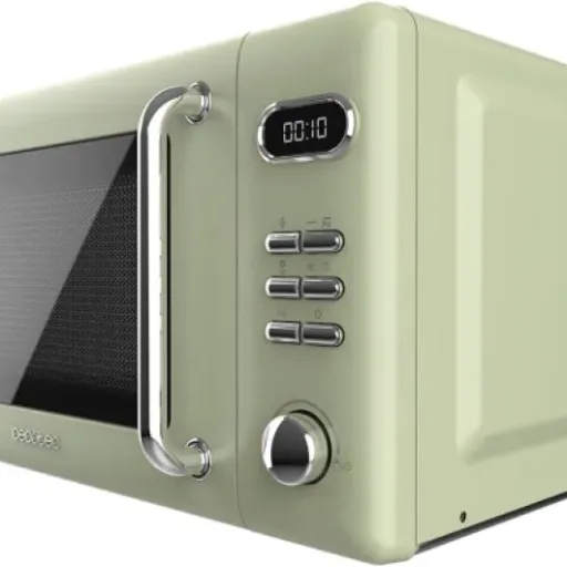 Test Cecotec Proclean 5110 Retro Green : le micro-ondes qui mise surtout sur le look