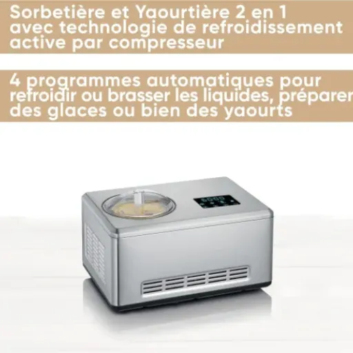 Test Severin EZ 7406 : la sorbetière/yaourtière 2-en-1 qui fait le job sans prise de tête
