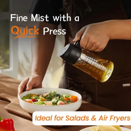 Test TrendPlain Spray Huile Cuisine 470 ml : le spray d’huile qui simplifie un peu la vie en cuisine