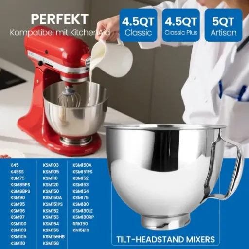 Test bol mélangeur OJTOJT pour KitchenAid : le bol de rechange qui fait le job sans chichi