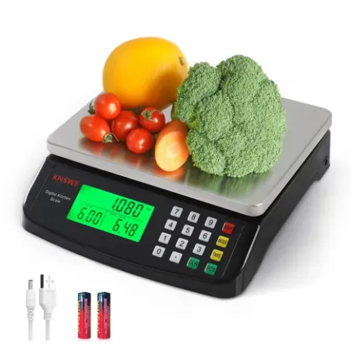 Test KNSWE Balance de Cuisine 40 kg : la grosse balance qui fait le job sans chichis